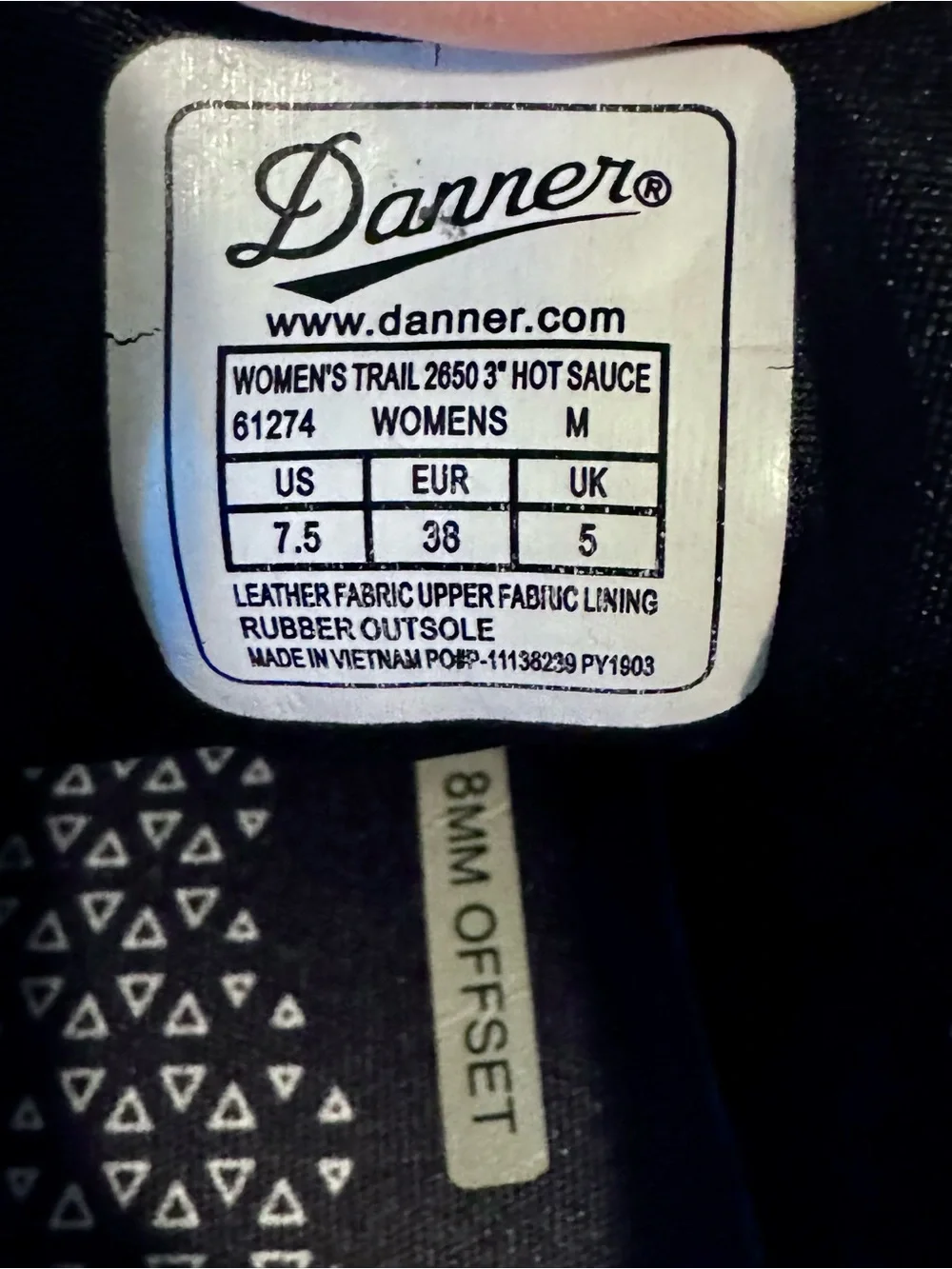 Danner Women’s Trail 2650 3” Hot Sauce Sneaker Hiker